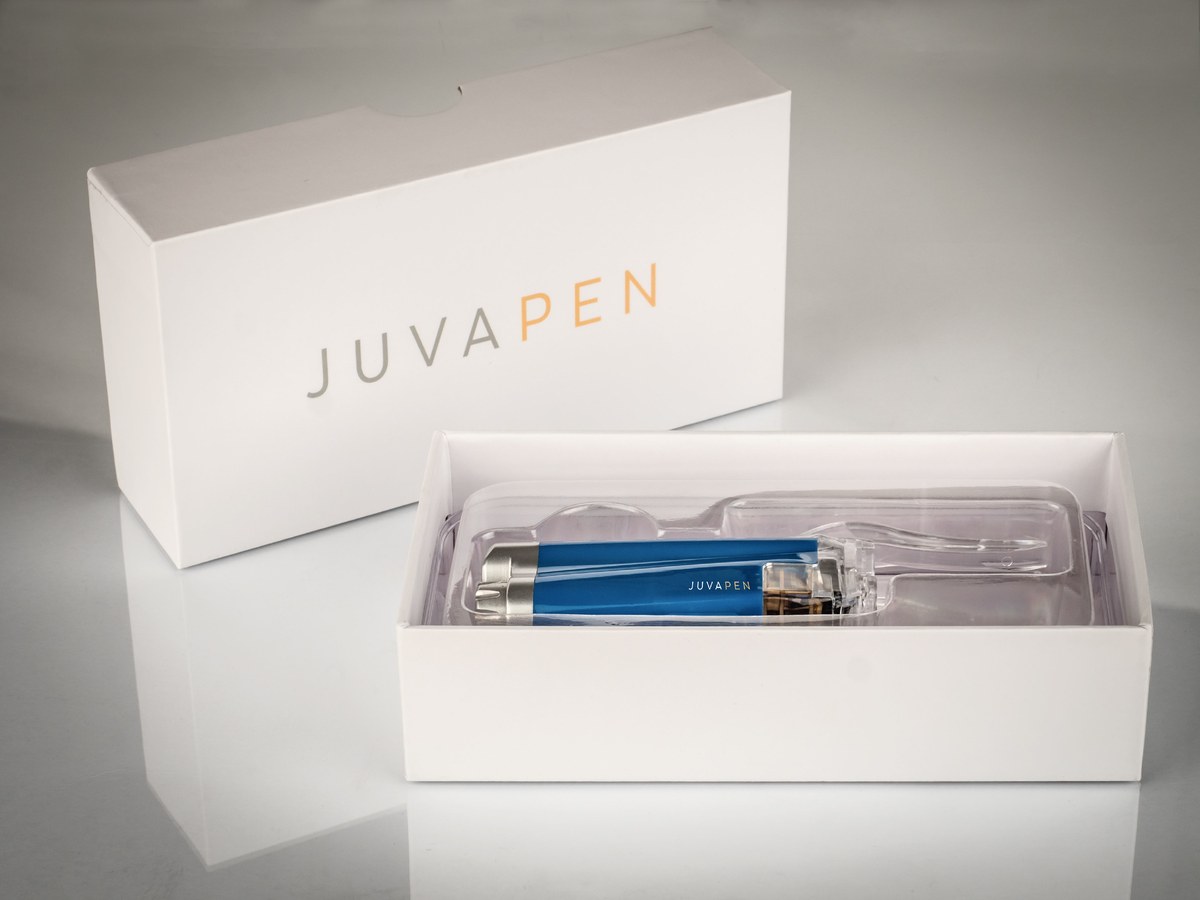 קופסת JUVA PEN עם עט ההזרקה
